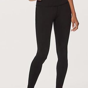 Lululemon Womens Black Workout Leggings Size 8